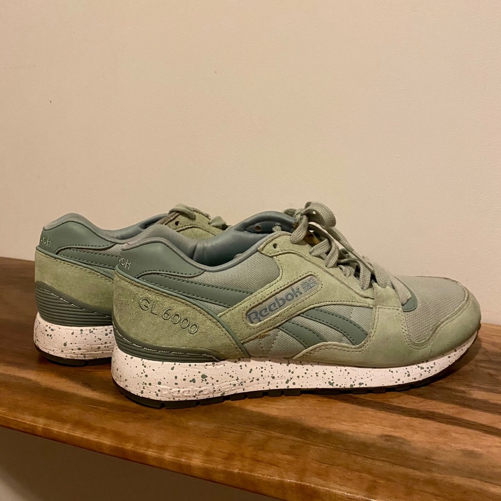 Reebok GL 6000 mint with speckled soles